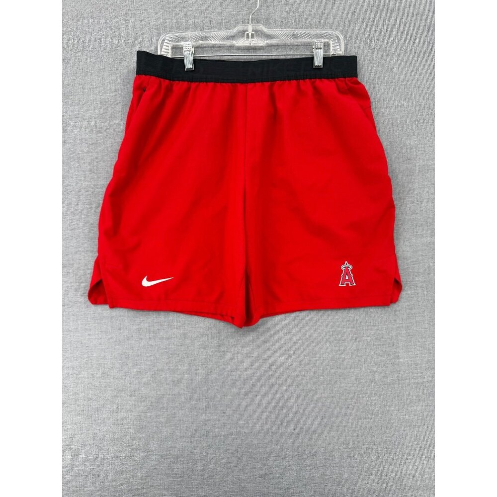 Nike x  Los Angeles Angels Flex Vent Max Shorts Mens L 8" Performance